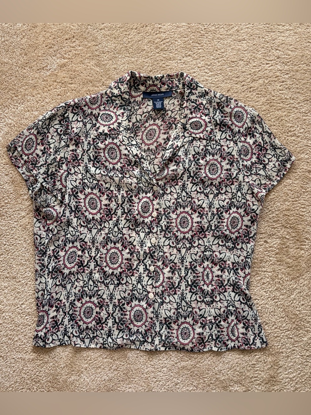 Jones Wear Blouse Button Up
